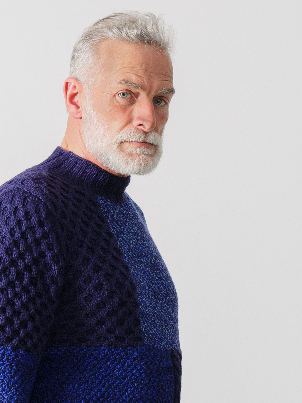 Mosaic patterns sweater