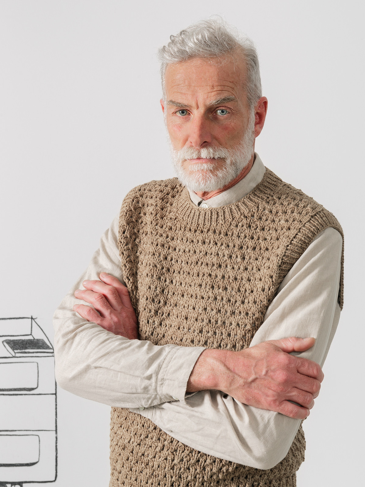 Open-knit vest Image