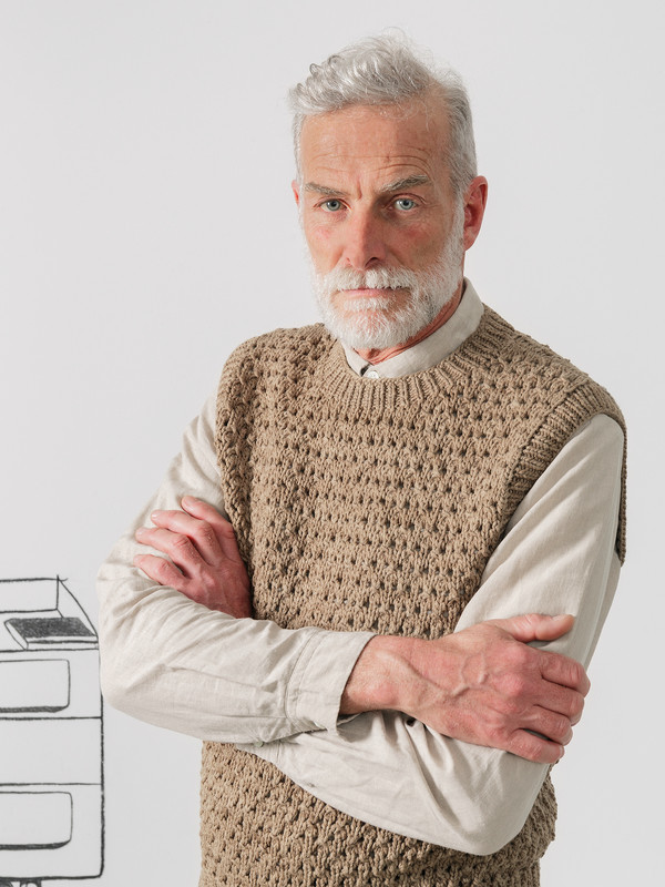 Openknit vest KNITBRARY