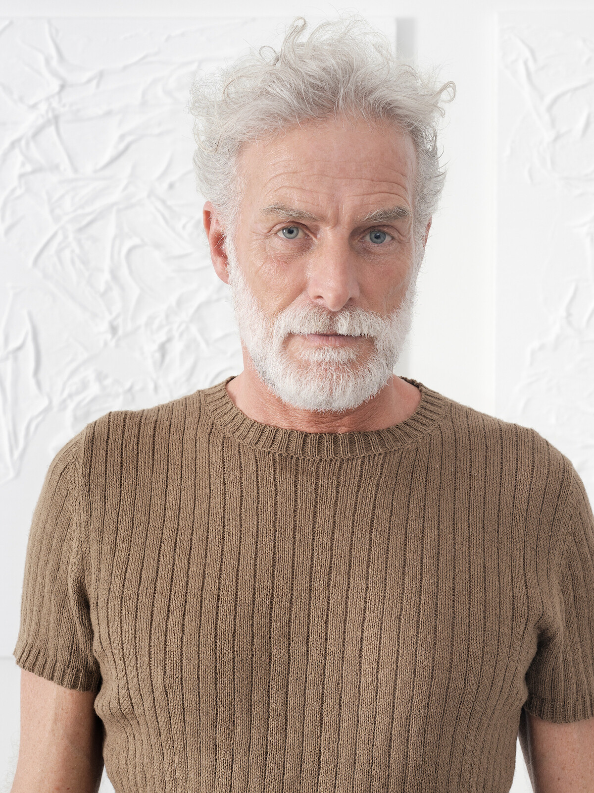 Linen ribbed t-shirt Image