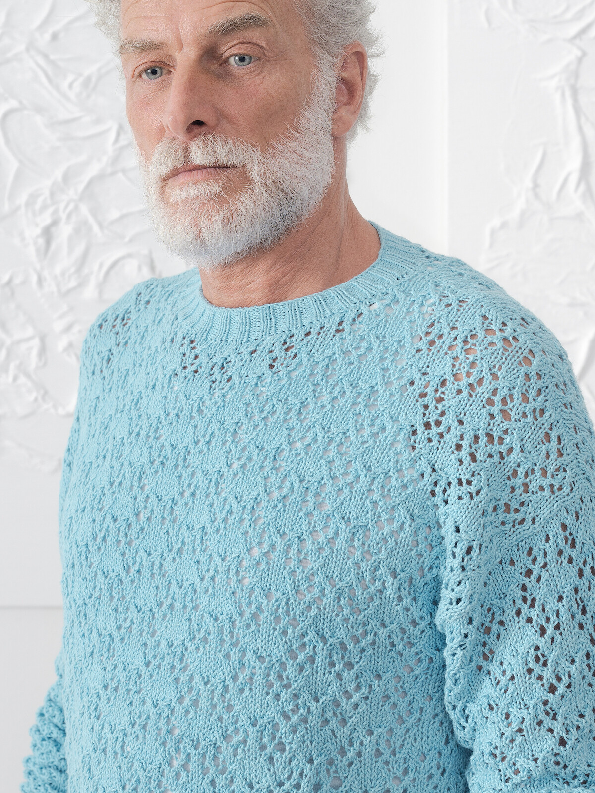 Open knit sweater Image