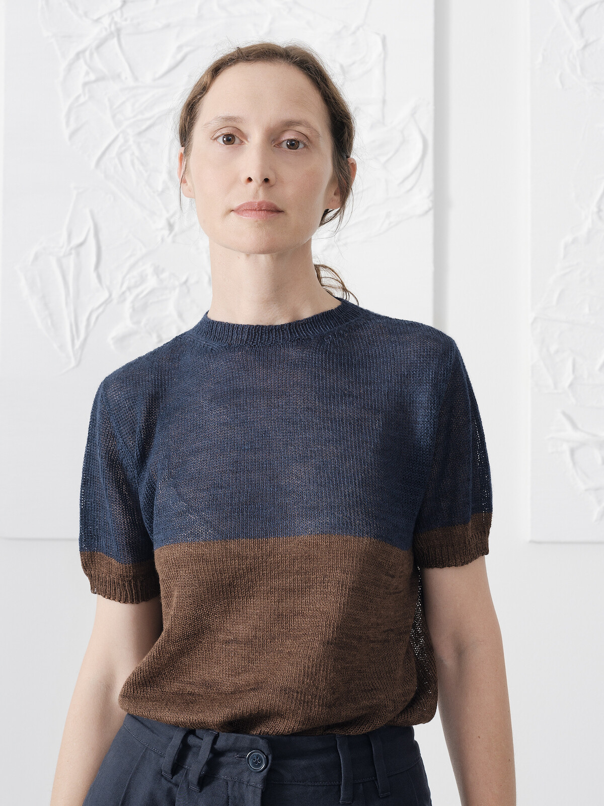Block color t-shirt