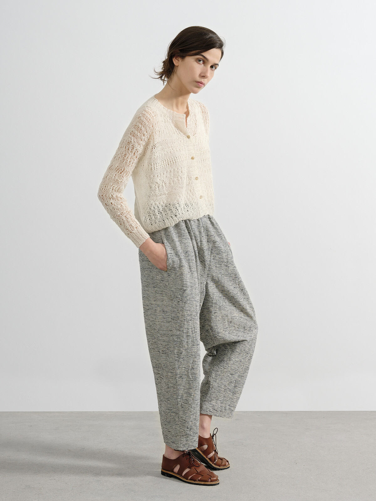 Silk trousers Image