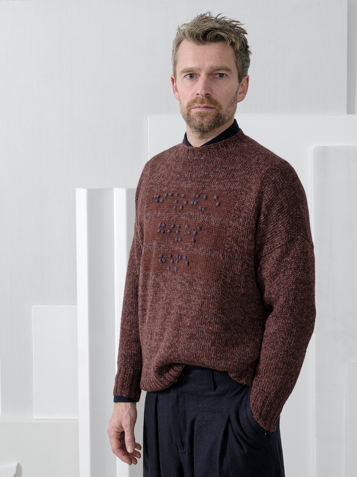 Braille sweater Image
