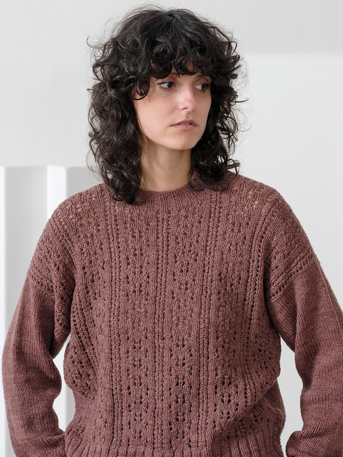 A-line lacy sweater Image