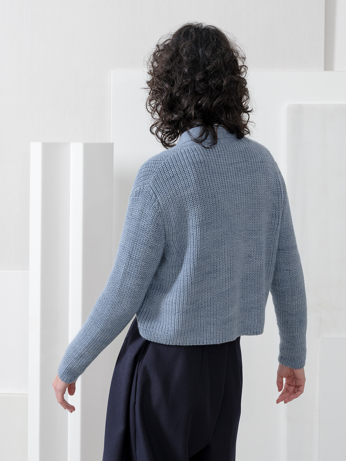 Shawl fisherman cardigan Image Shawl fisherman cardigan Image