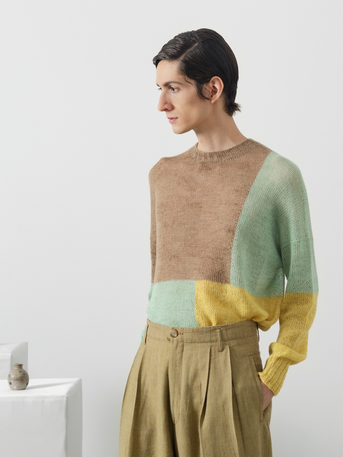 Color blocks sweater