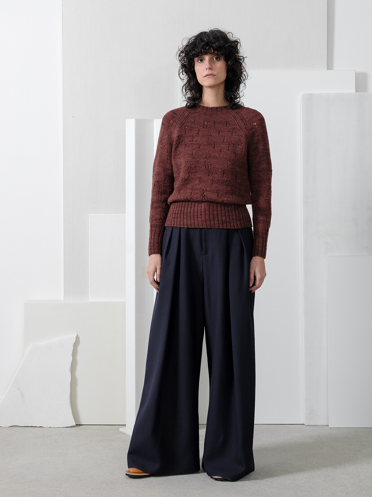 Open stitches sweater Image Open stitches sweater Image