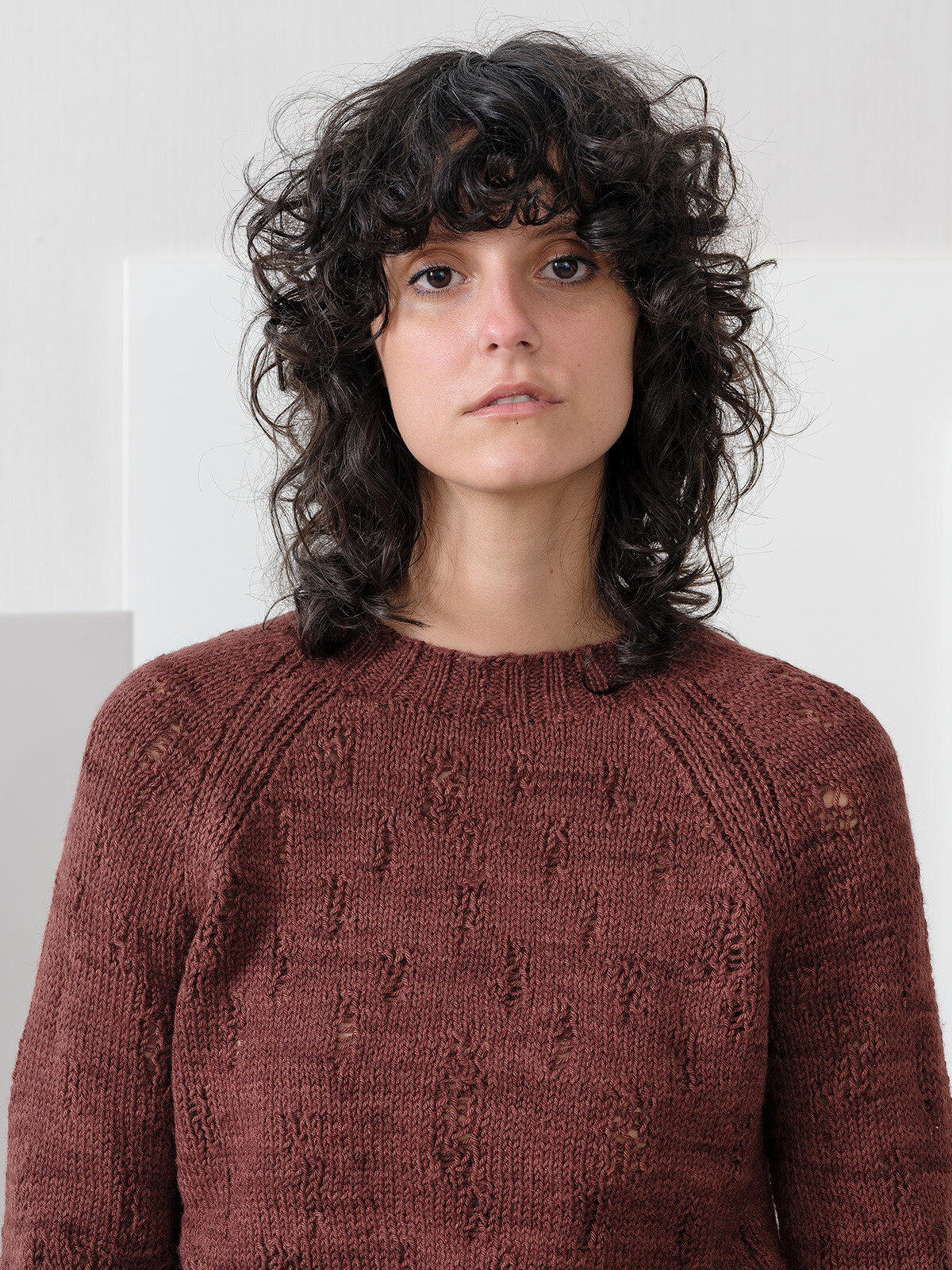 Open stitches sweater Image