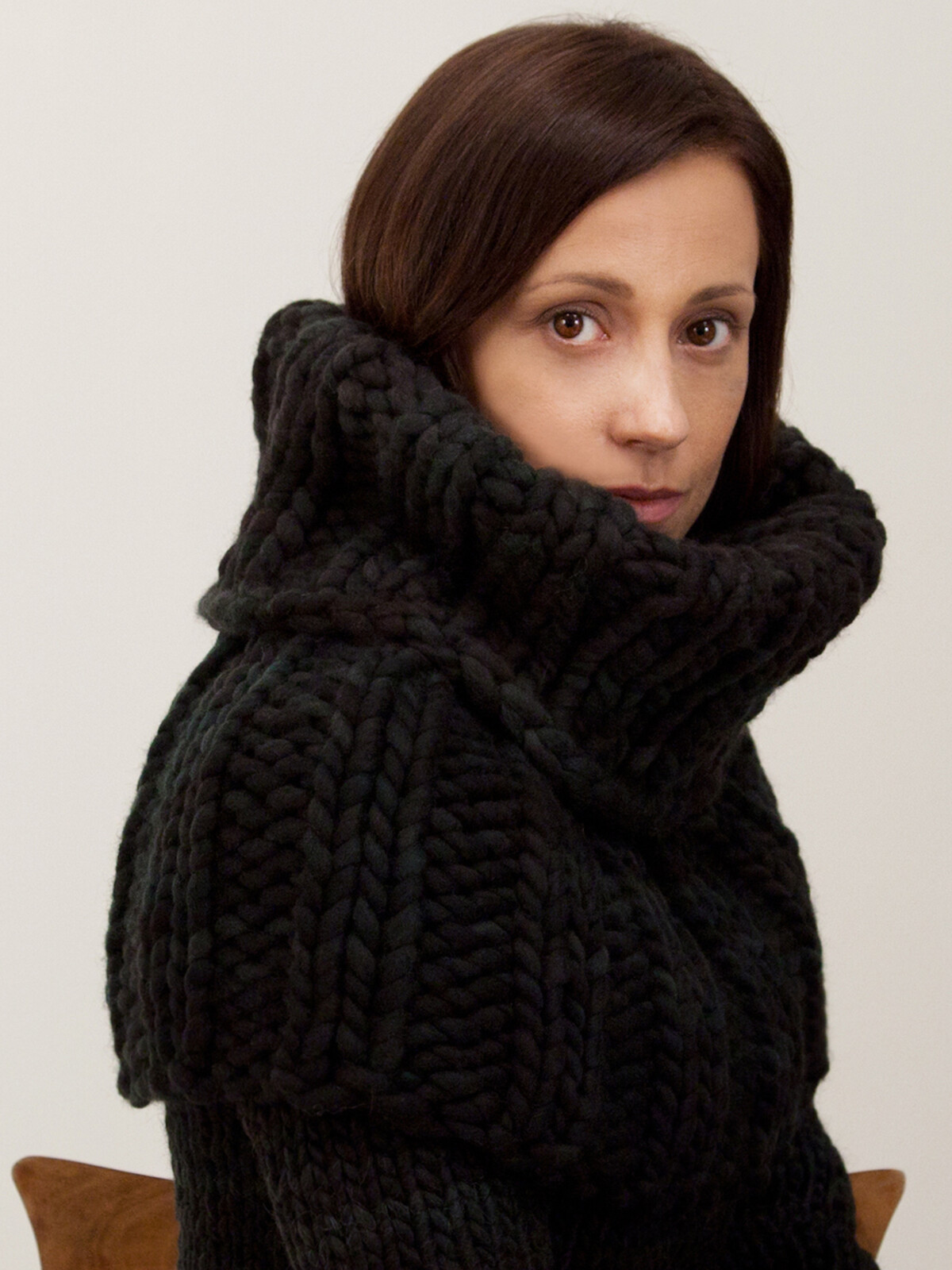 Chunky ribbed snood Image