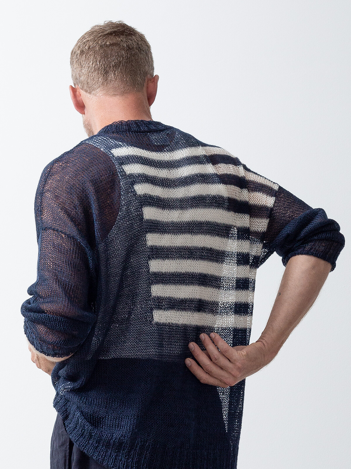 Oversized stripes sweater Image