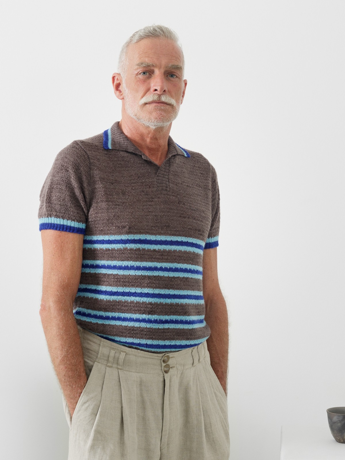 Striped polo Image