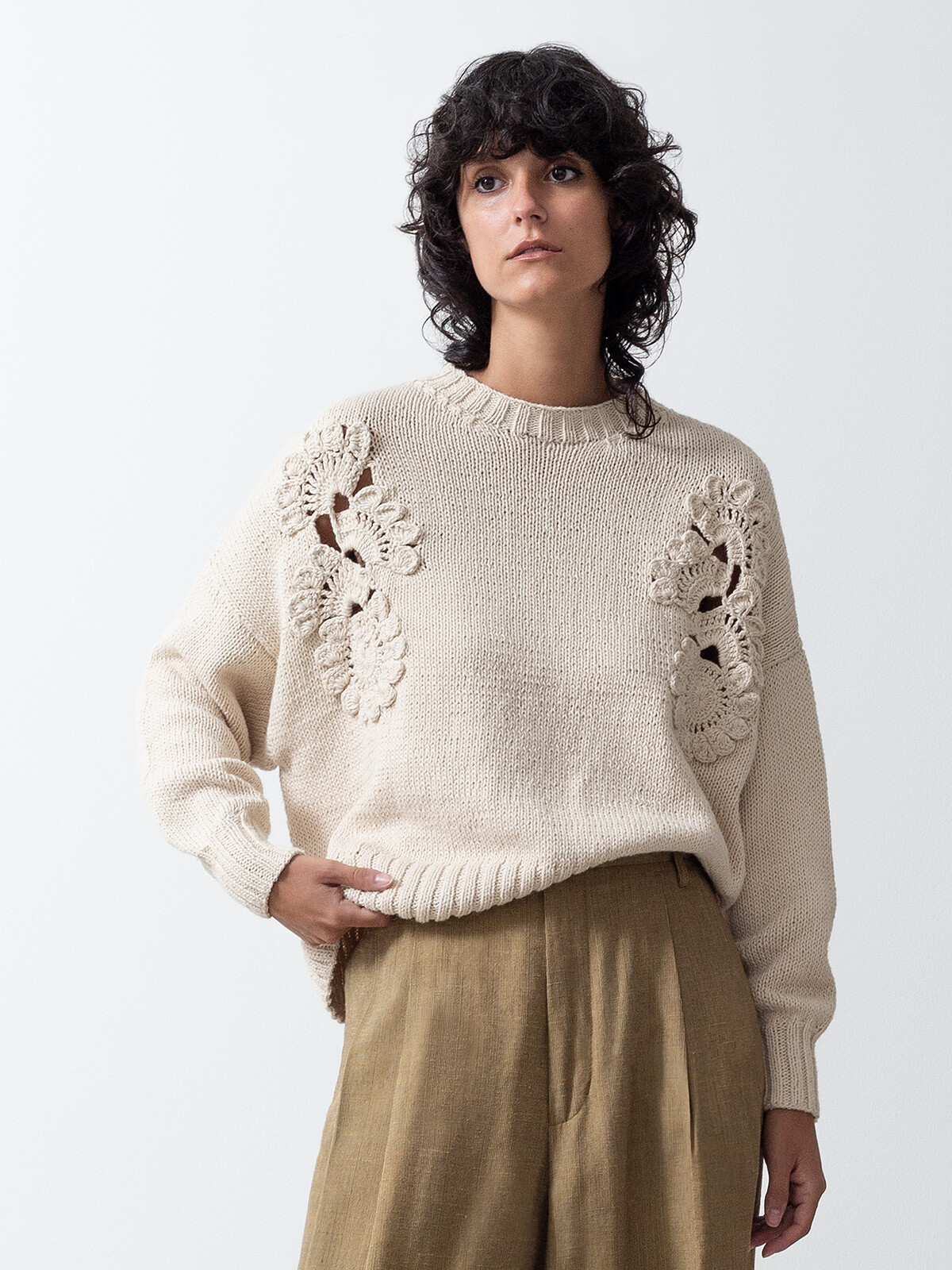Mending crochet sweater Image Mending crochet sweater Image