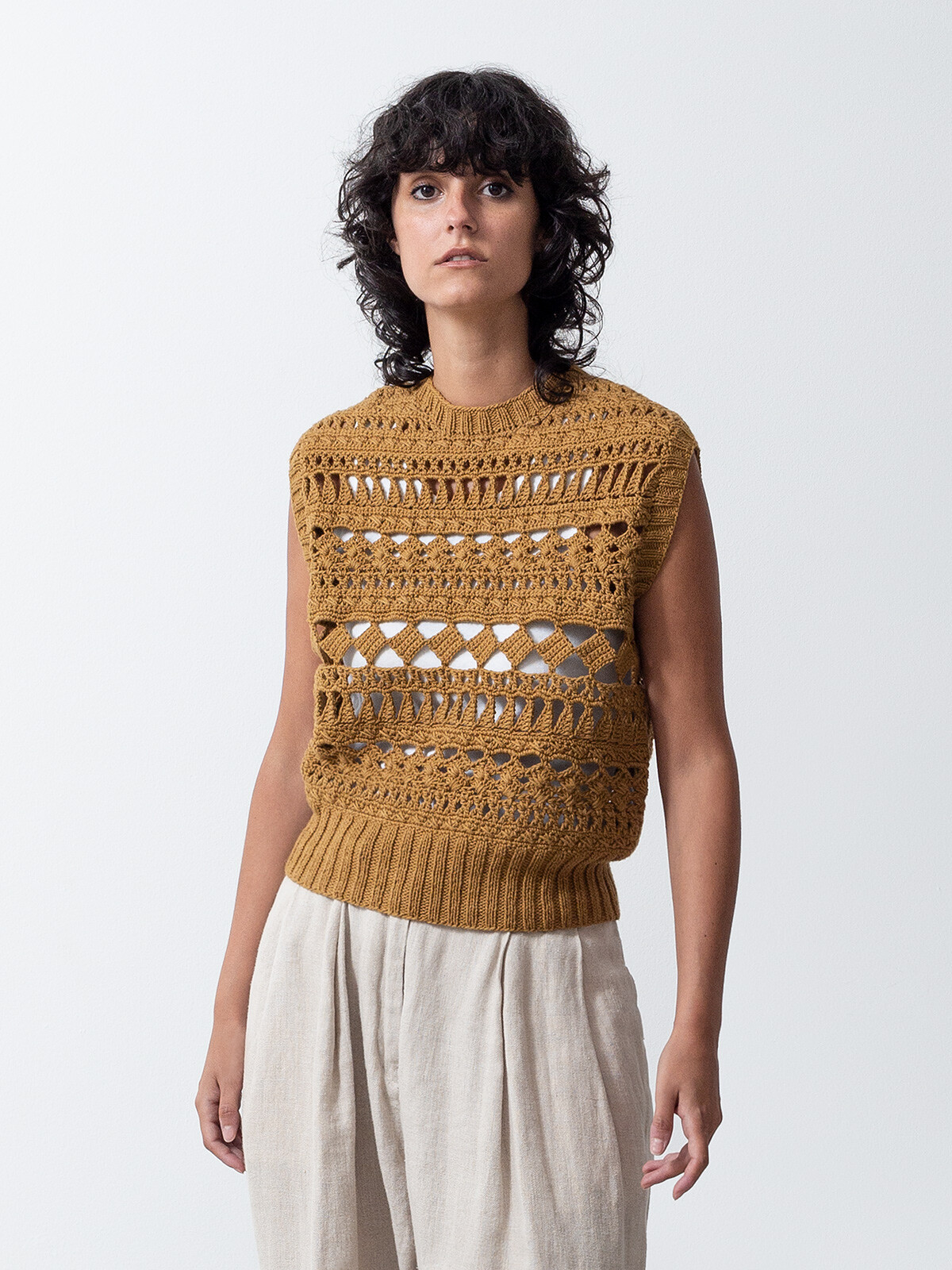 Crochet vest Image Crochet vest Image