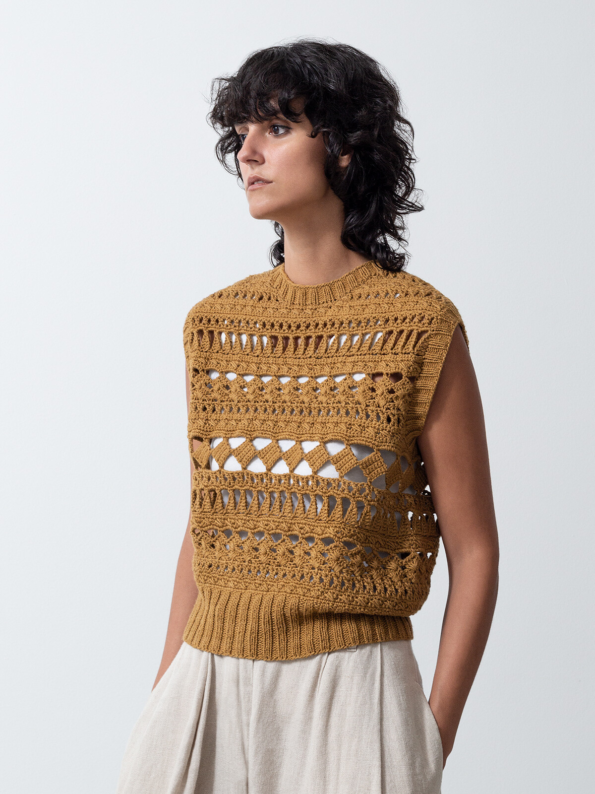 Crochet vest Image Crochet vest Image