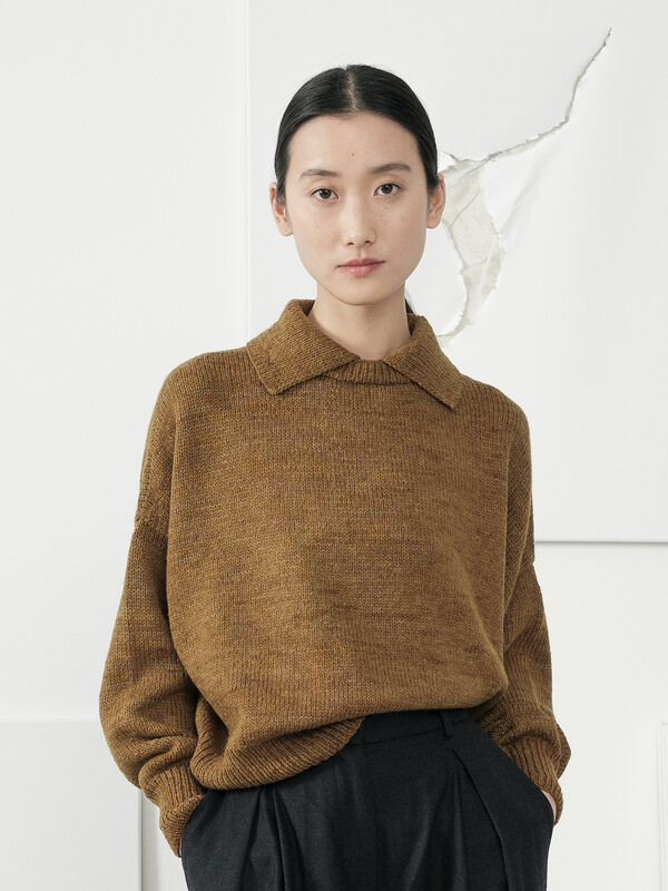 Collar sweater KNITBRARY