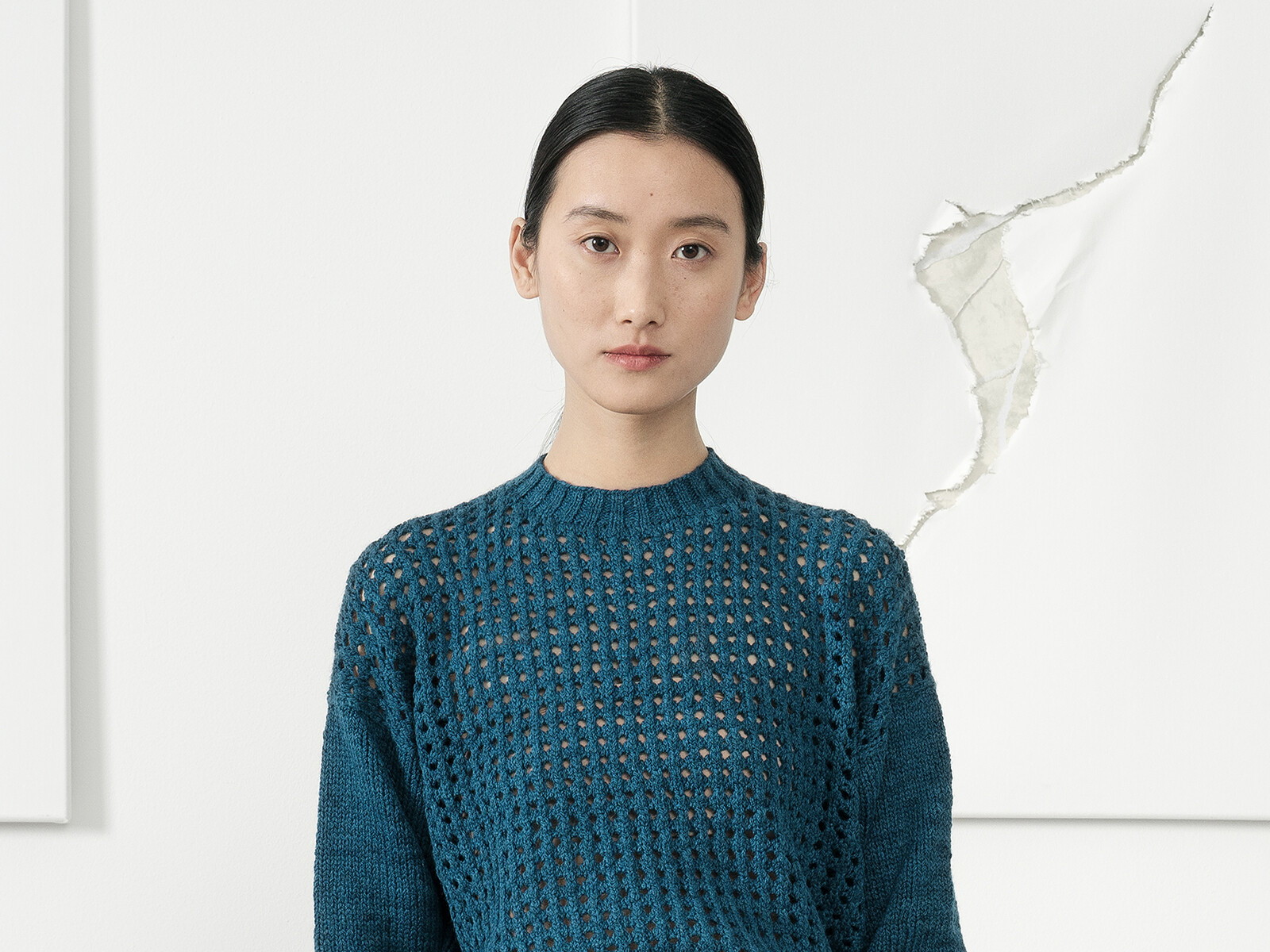 Open-work sweater Image