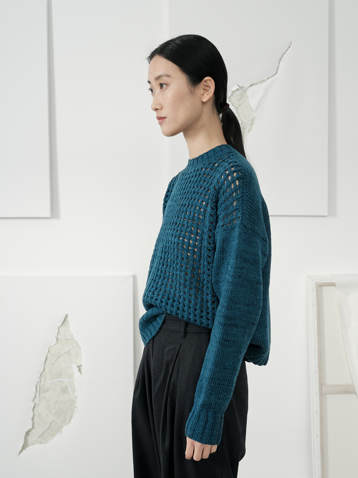 Open-work sweater Image