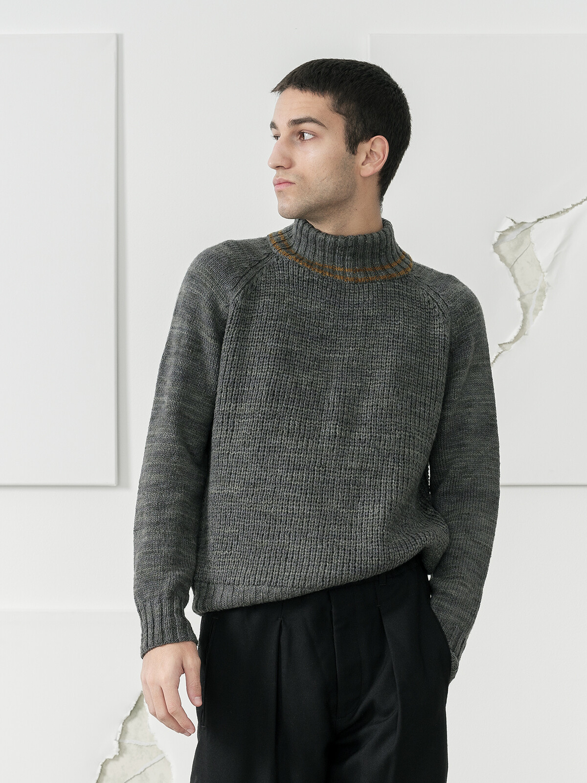 Double-neck fisherman sweater Image