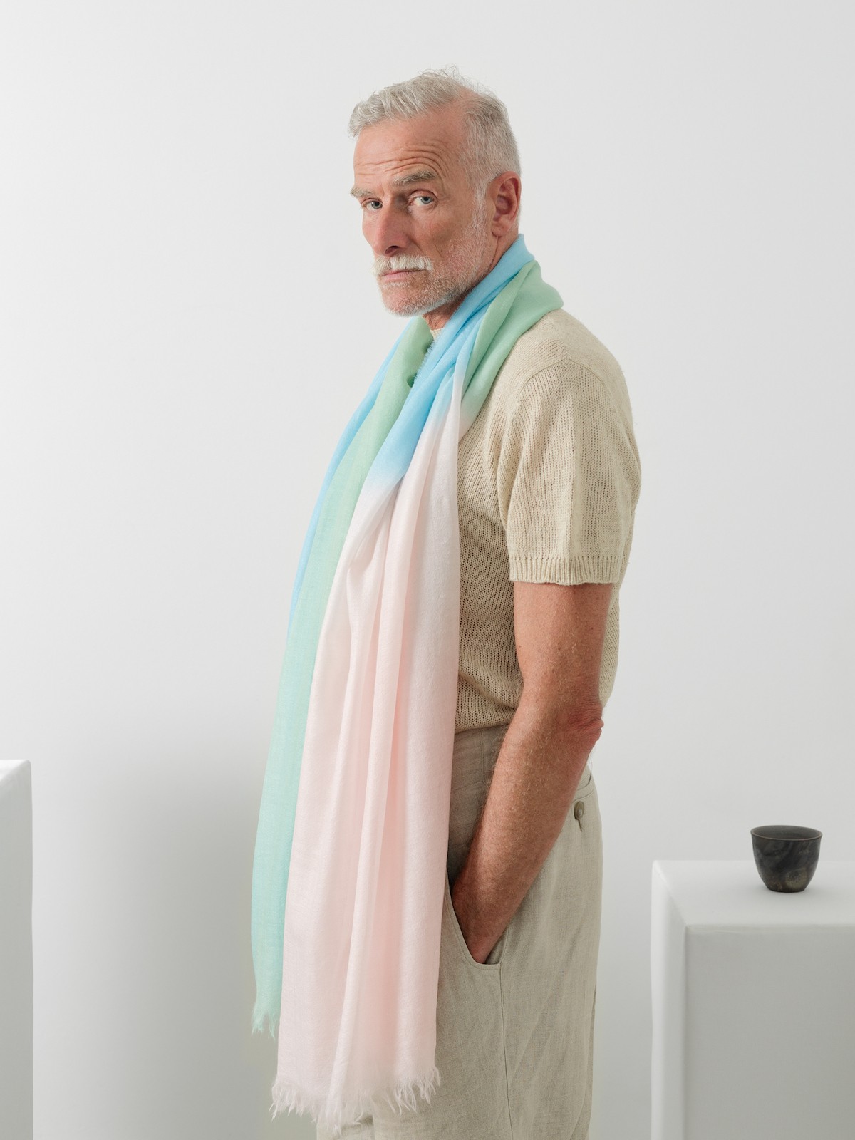 Handpainted scarf Image