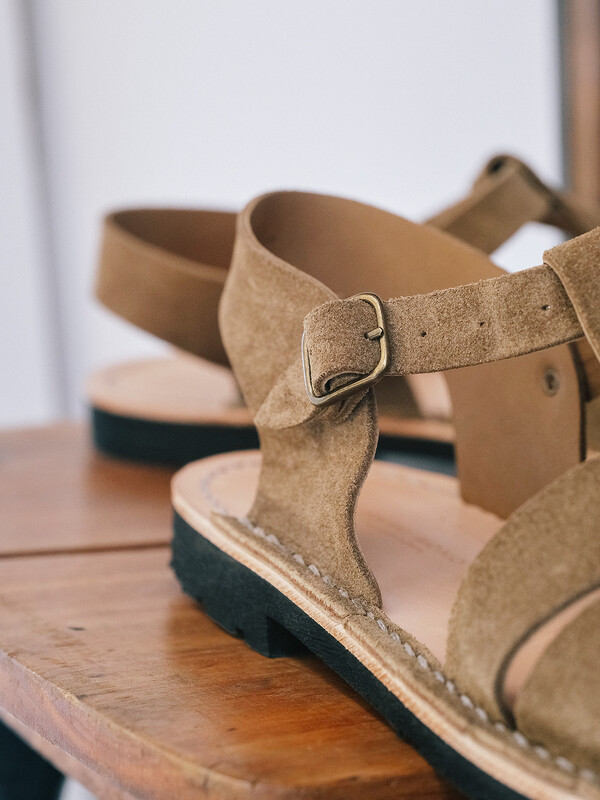 artisan leather sandals