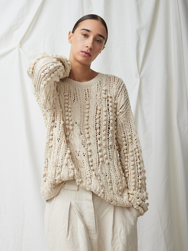 Knots & ropes sweater | KNITBRARY