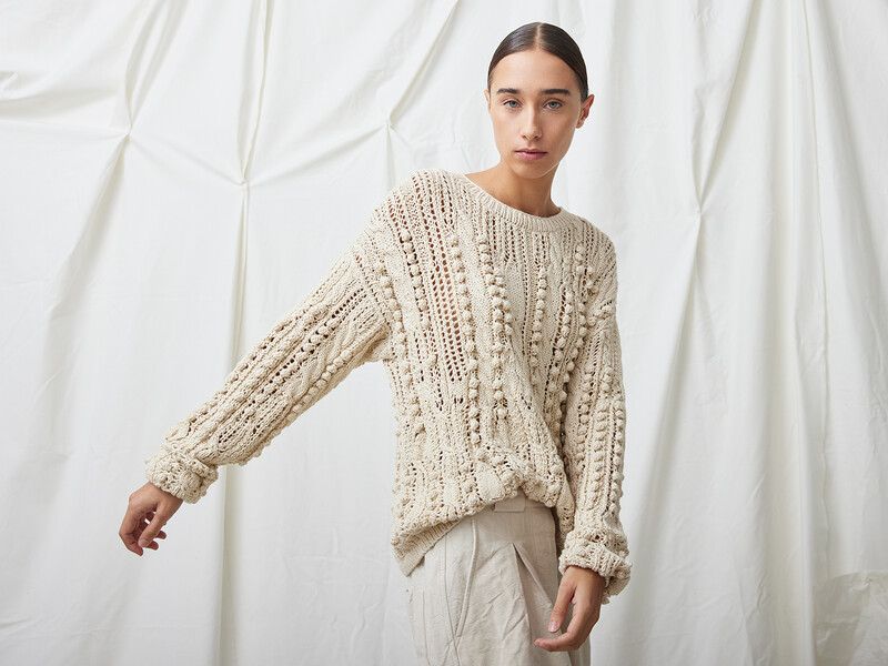 Knots & ropes sweater | KNITBRARY