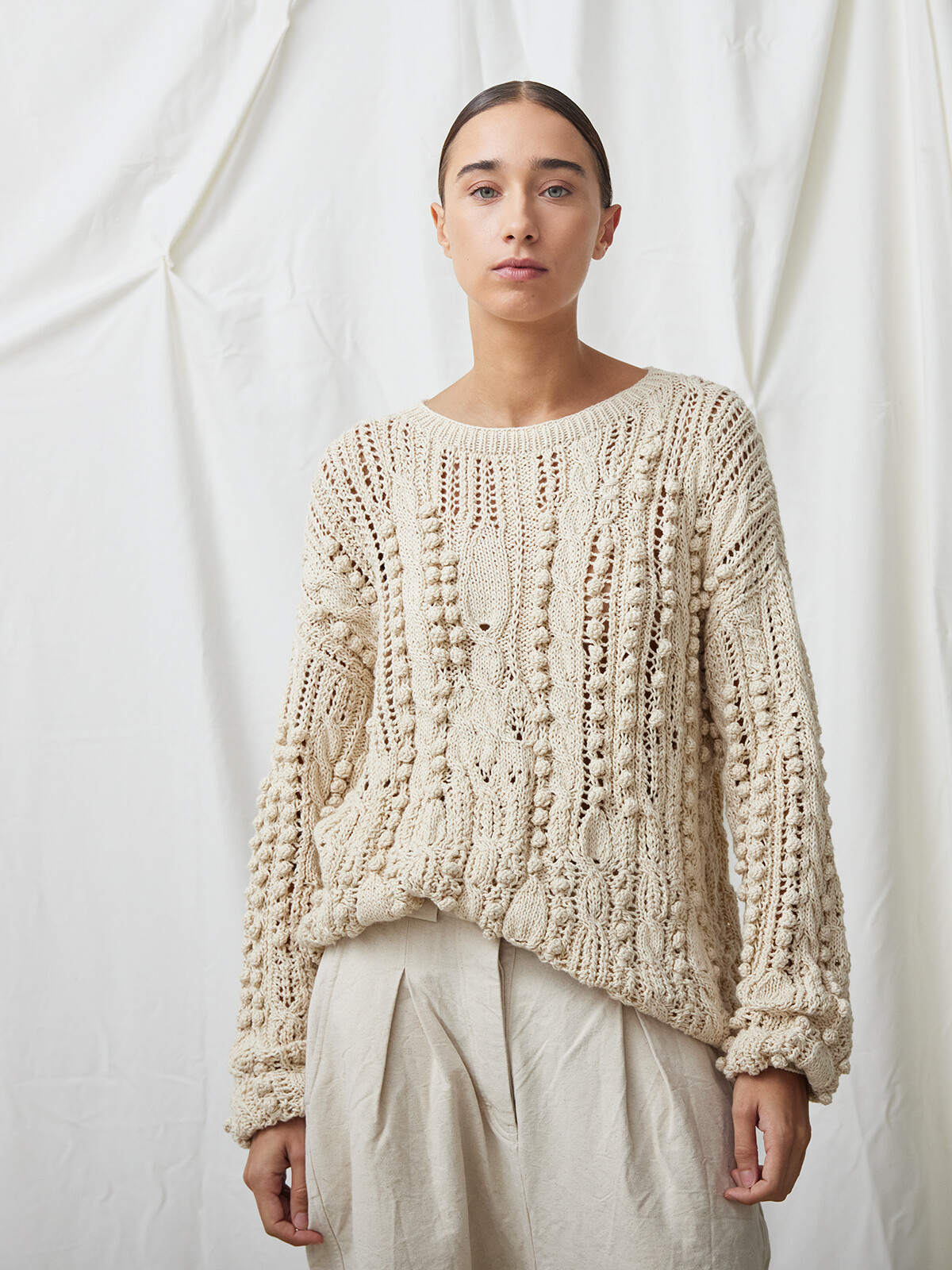 Knots & ropes sweater | KNITBRARY