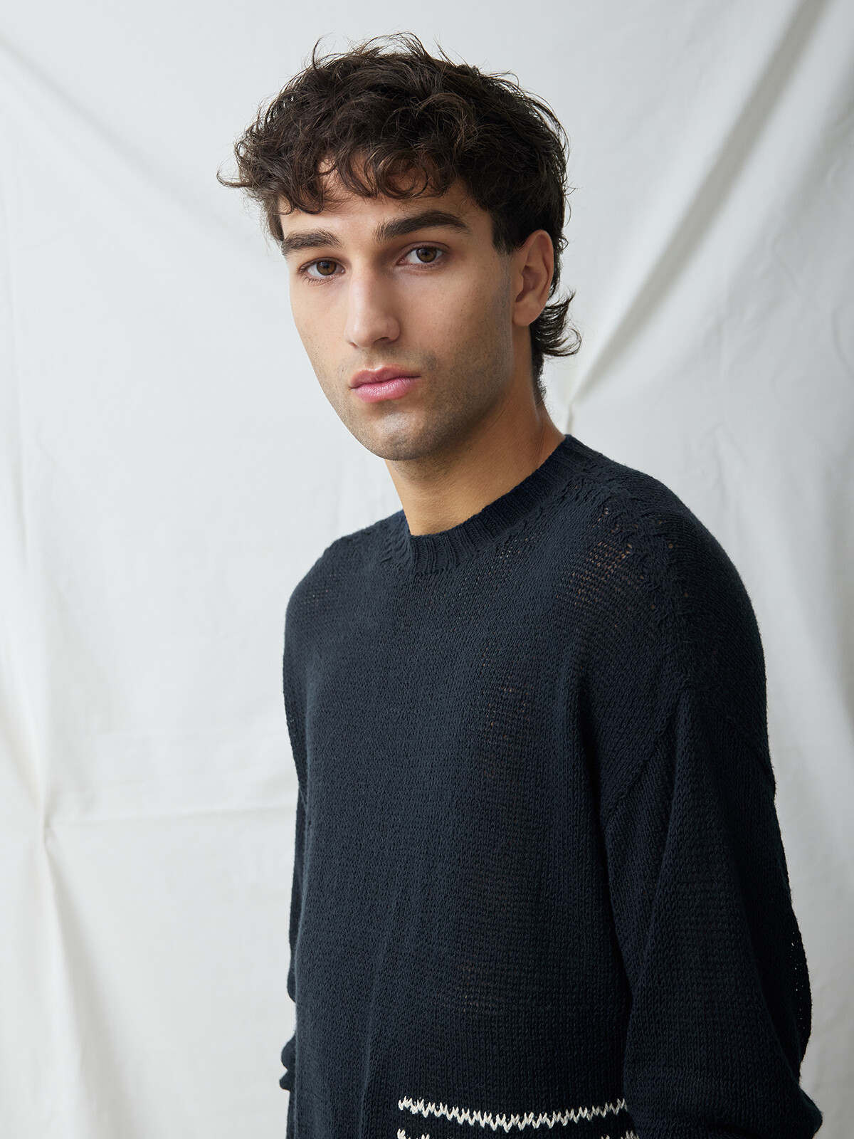Maritime embroidery sweater Image
