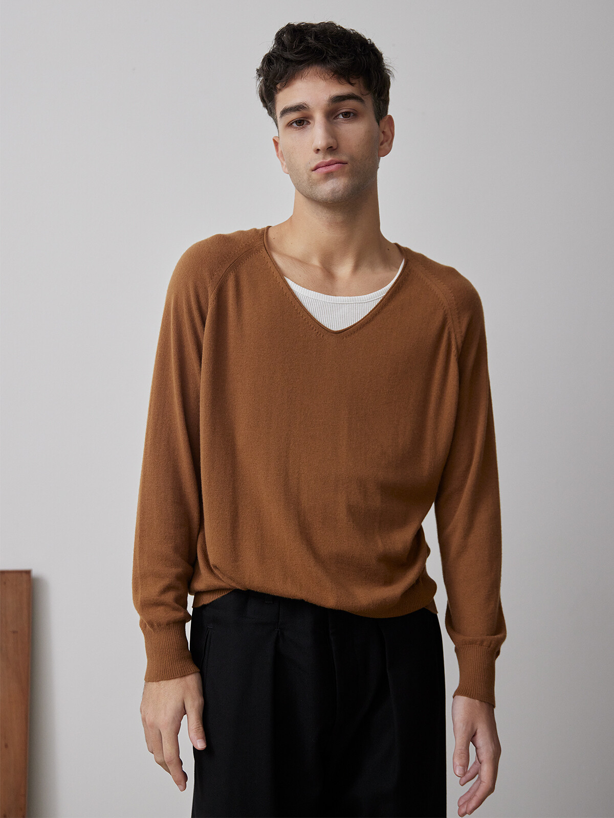 Vicuña v-round sweater Image