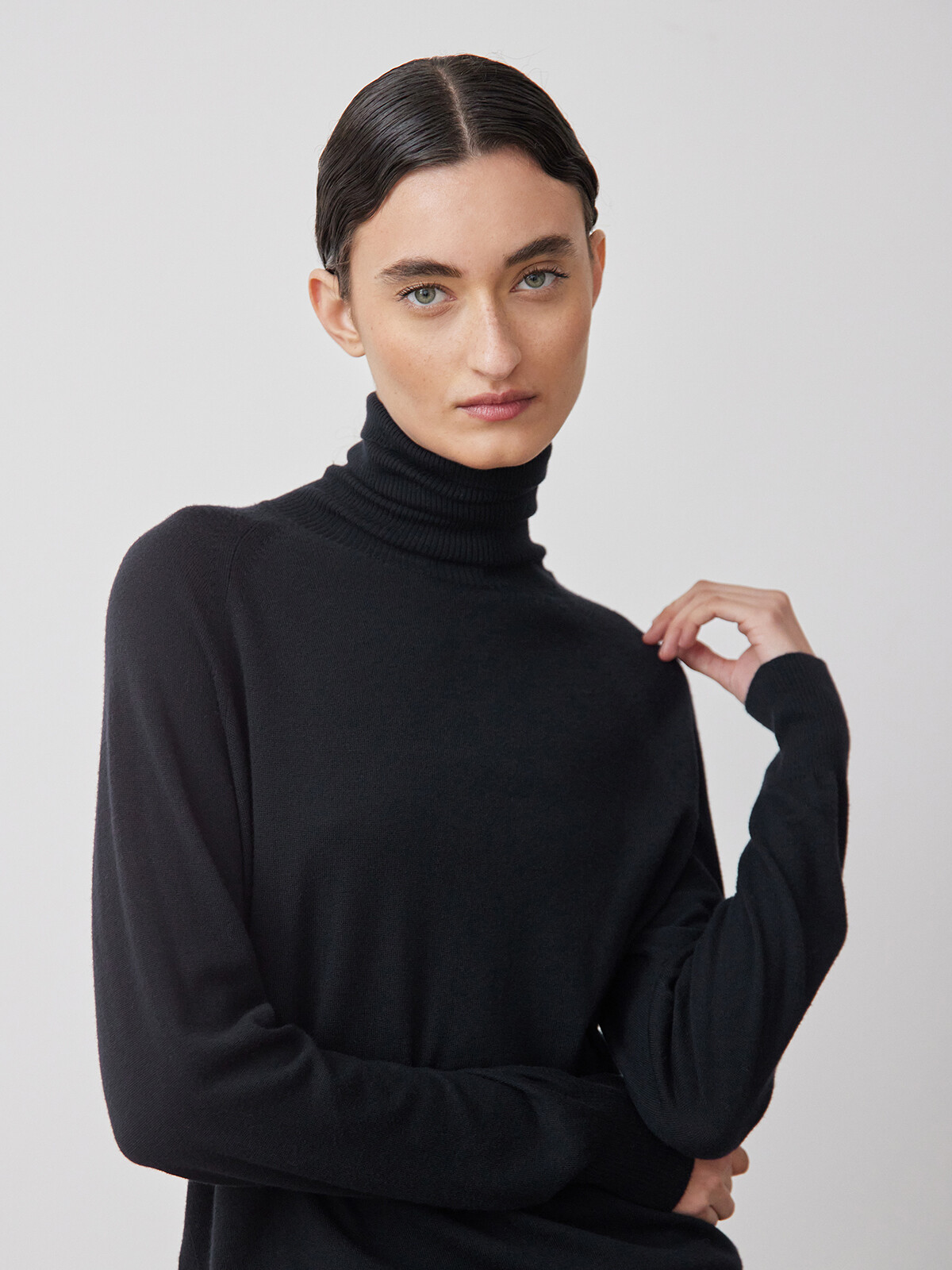 Vicuña roll-neck sweater Image