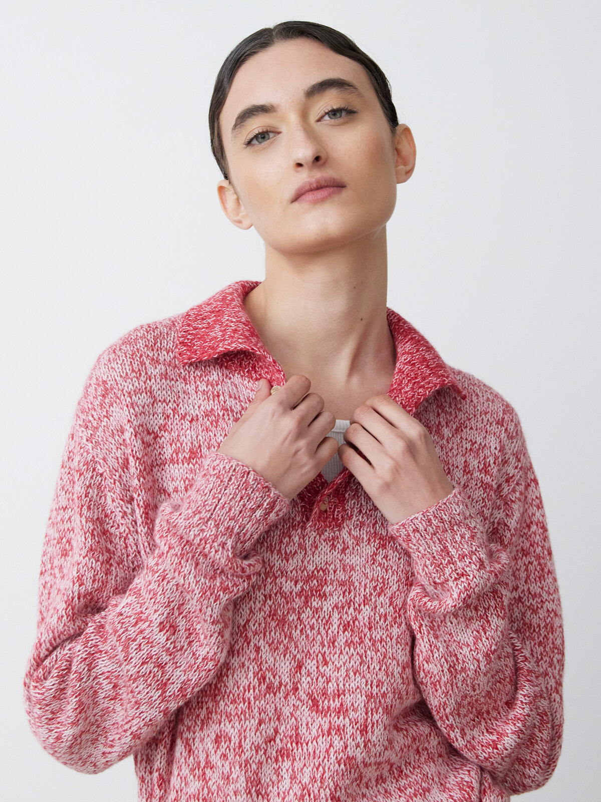 Knitted polo Image