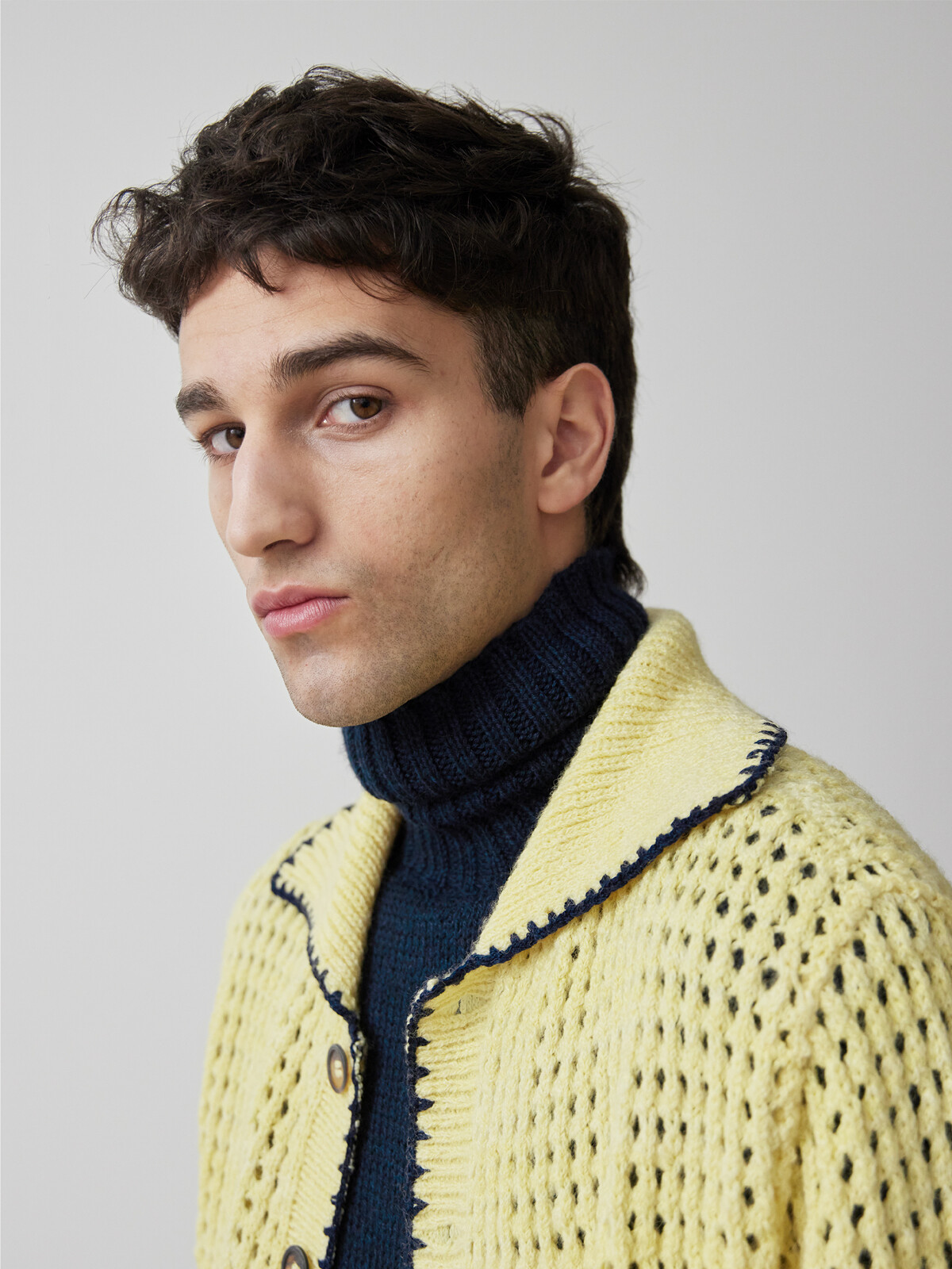 Collar cardigan Image