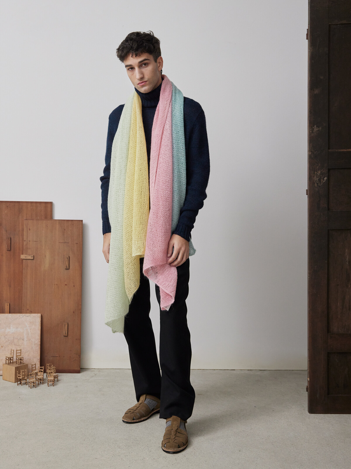 Pastel color blanket Image