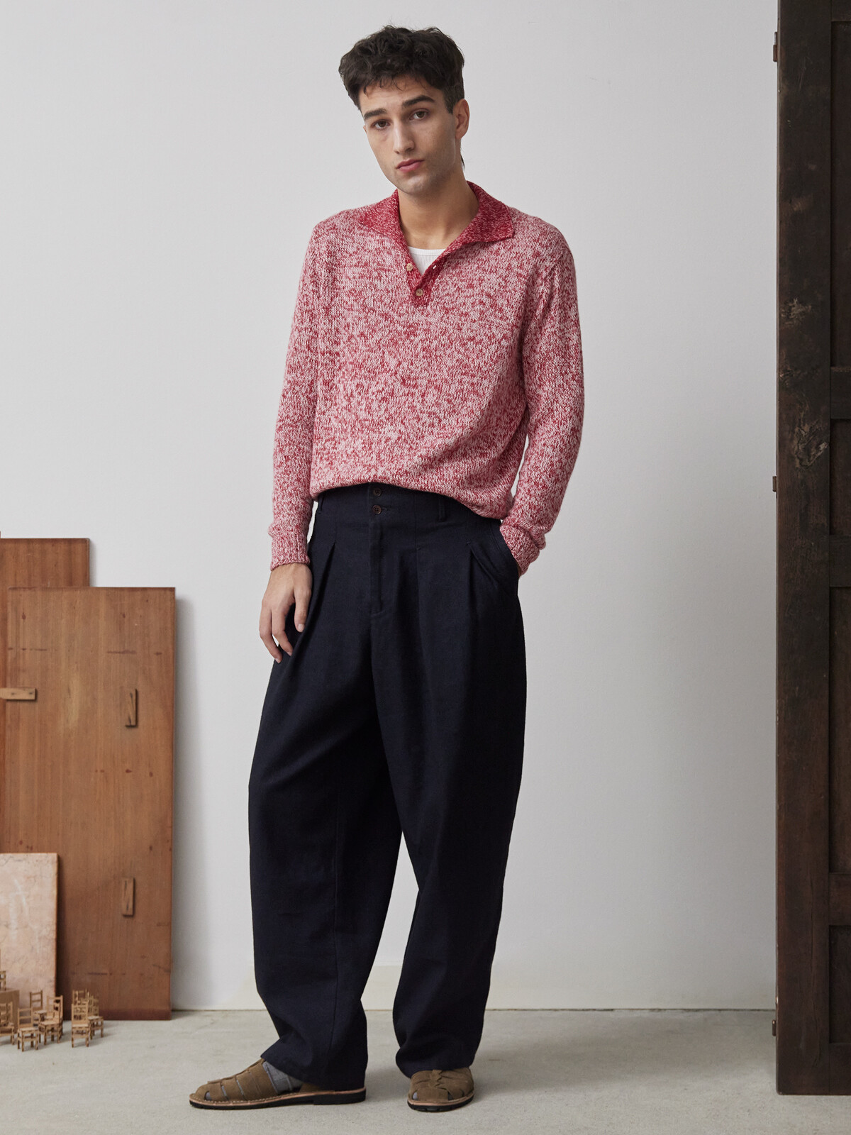 Long sleeves polo Image
