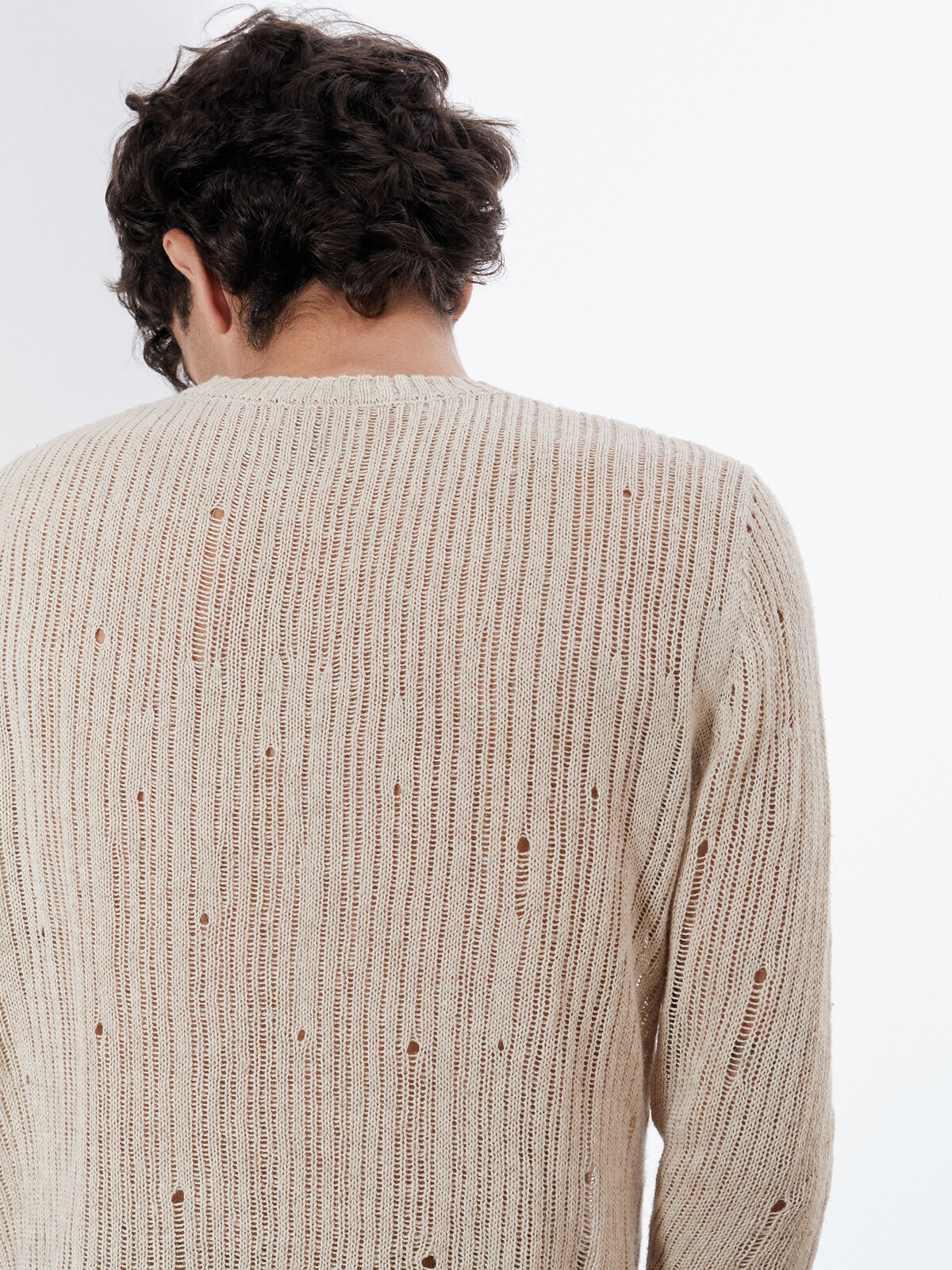 Ribbed loose knit sweater Image