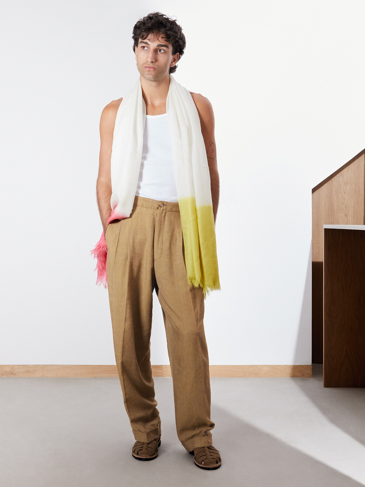 Handpainted scarf Image