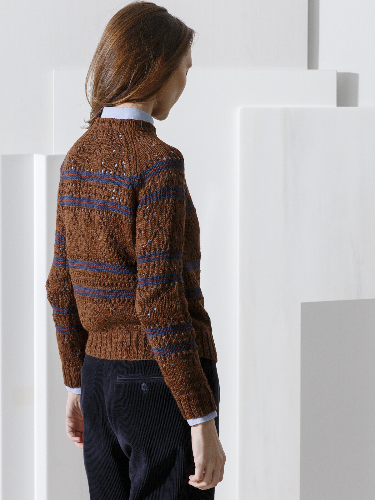 Open stitches sweater Image