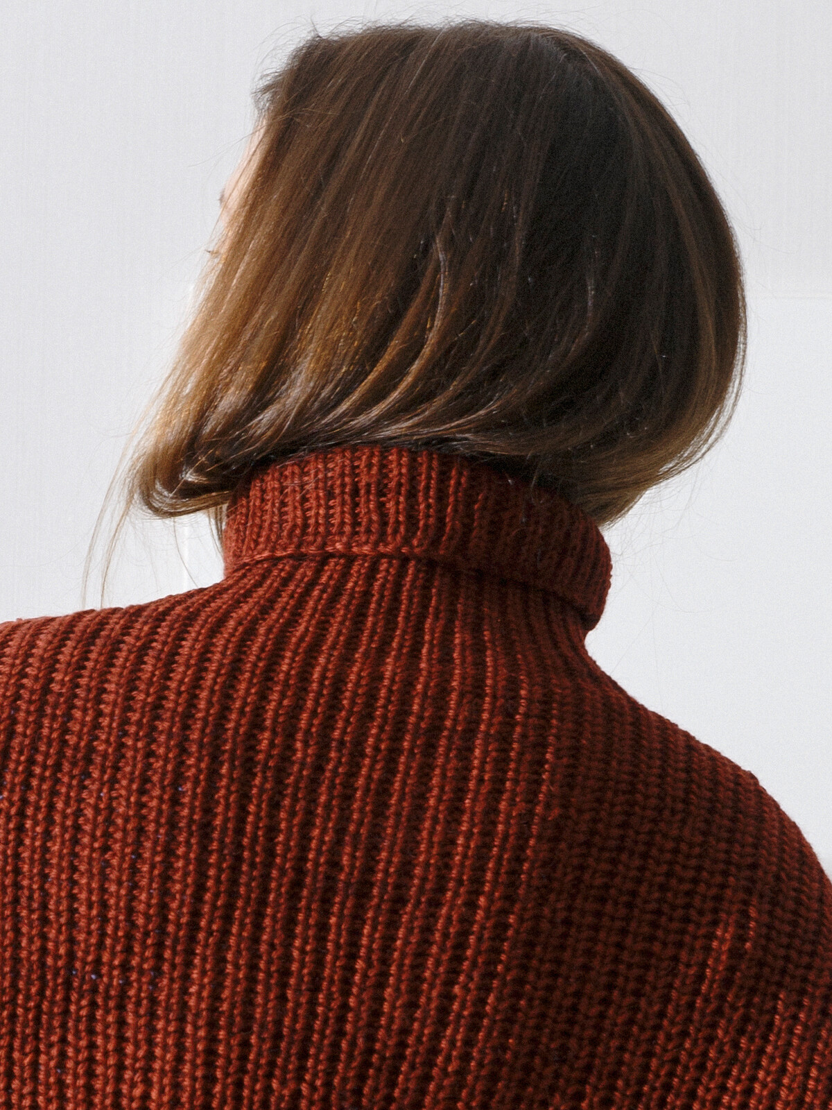 Sleeveless high-neck sweater Image