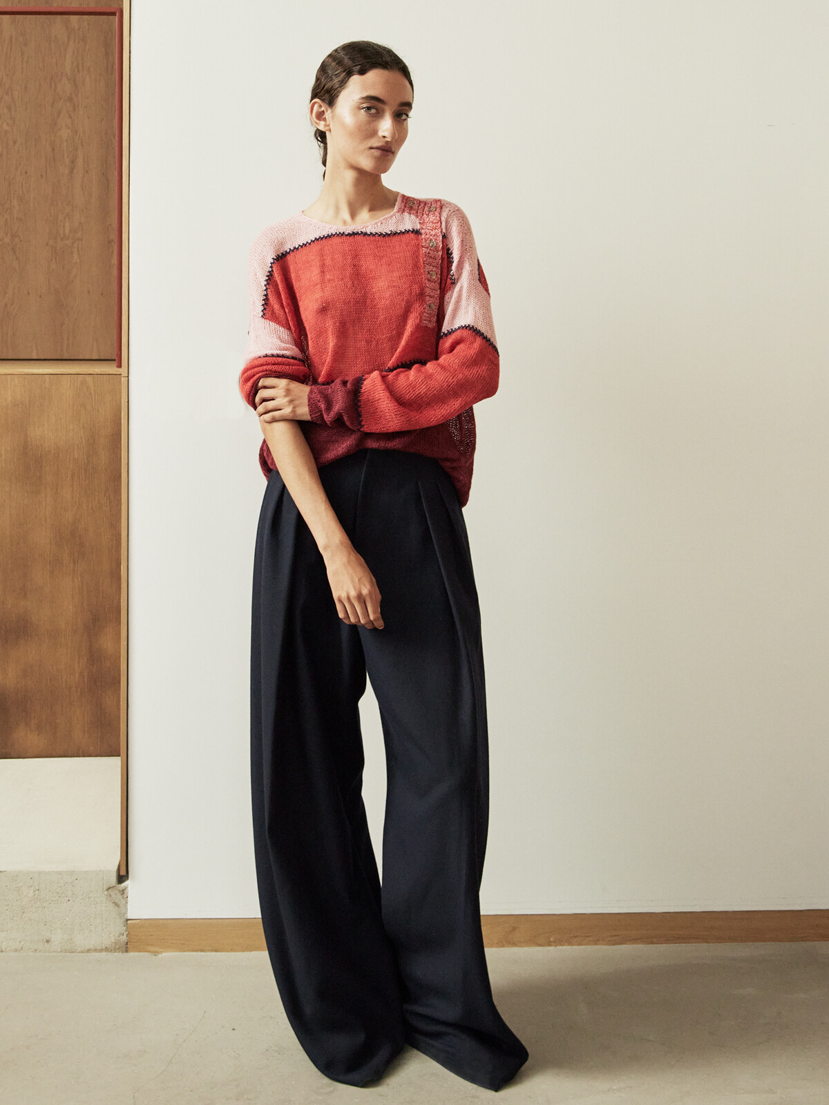 Front buttoned sweater Image