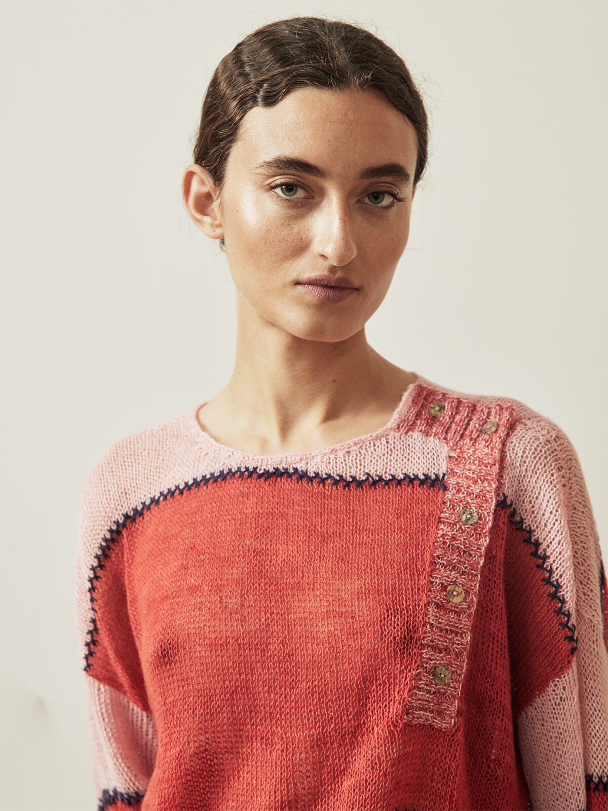 Front buttoned sweater Image