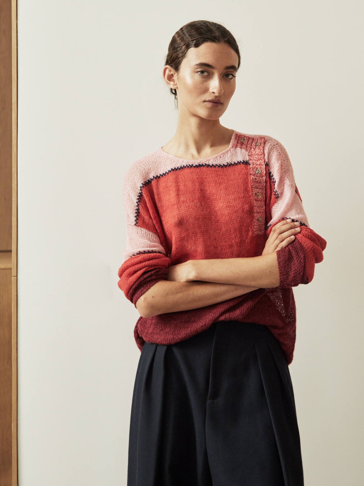 Front buttoned sweater Image