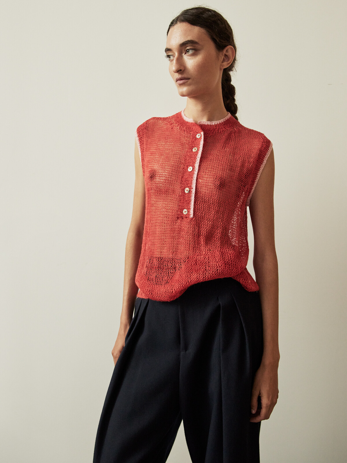 Henley vest Image