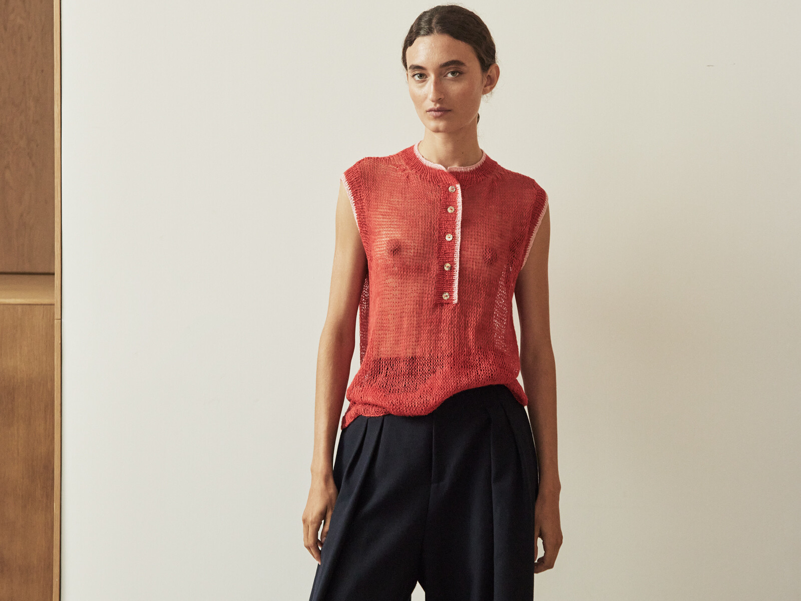 Henley vest Image