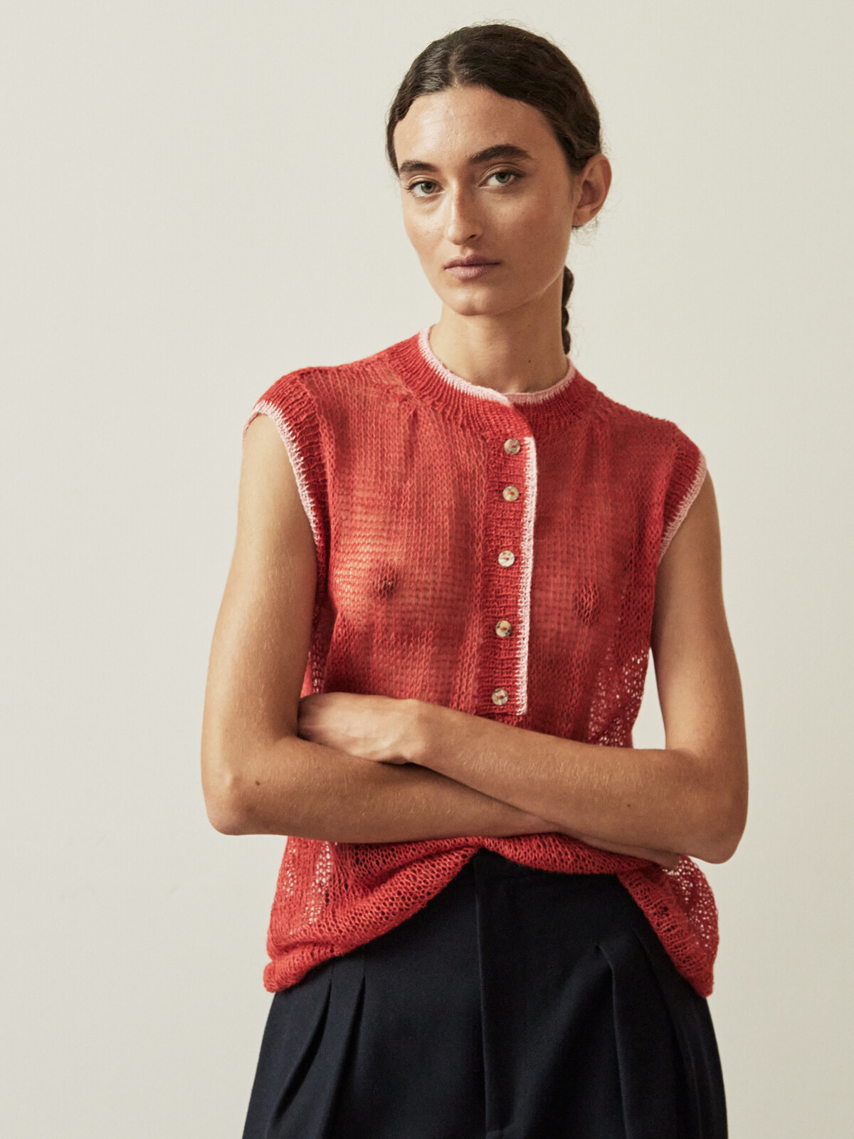 Henley vest Image