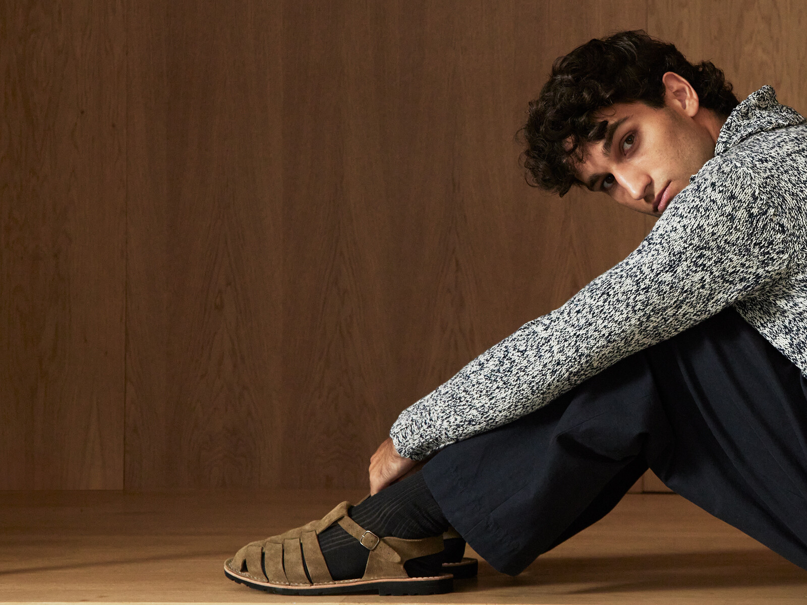 Collar cardigan Image