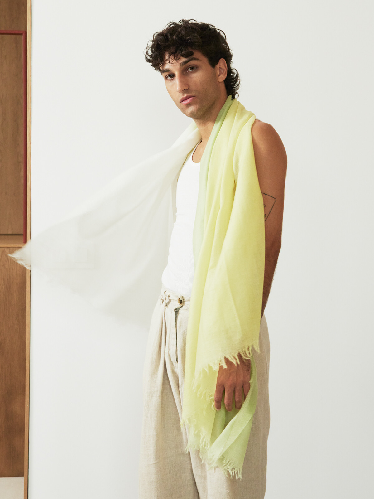 Hand painted scarf Image