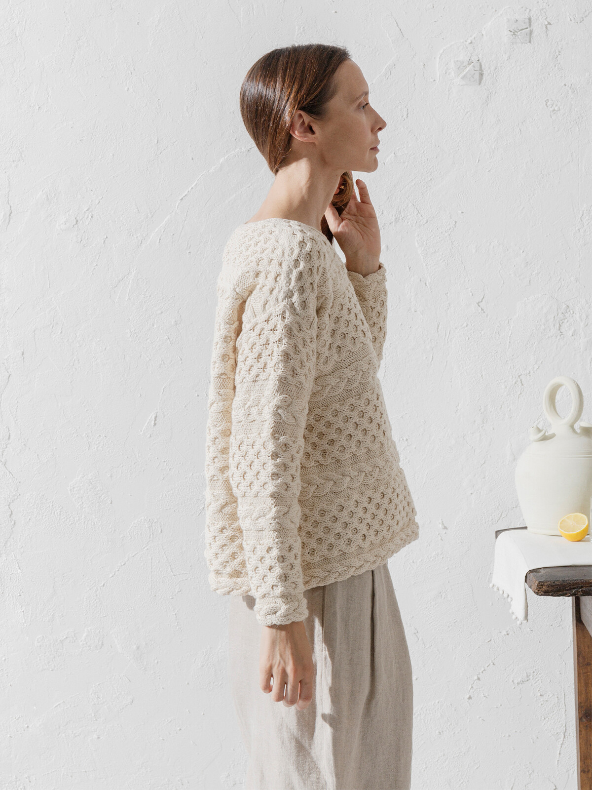 Cables sweater