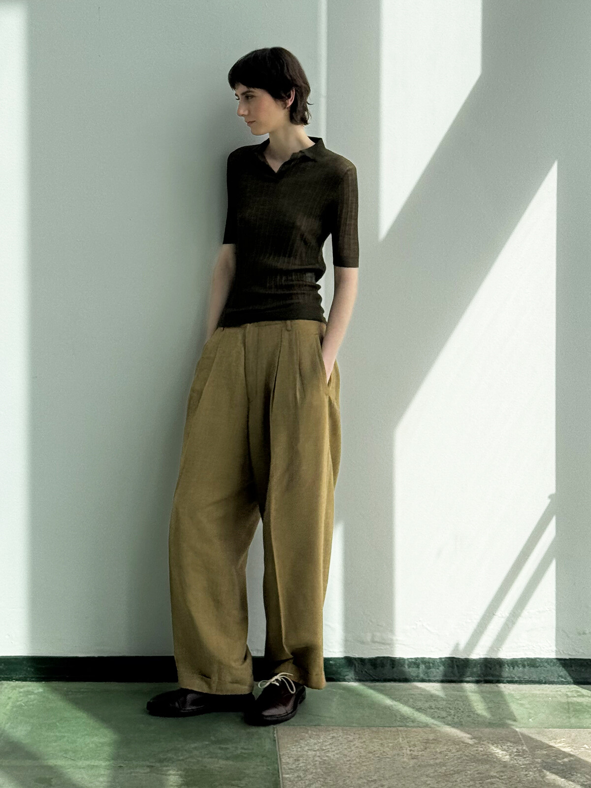 Ribbed polo Image