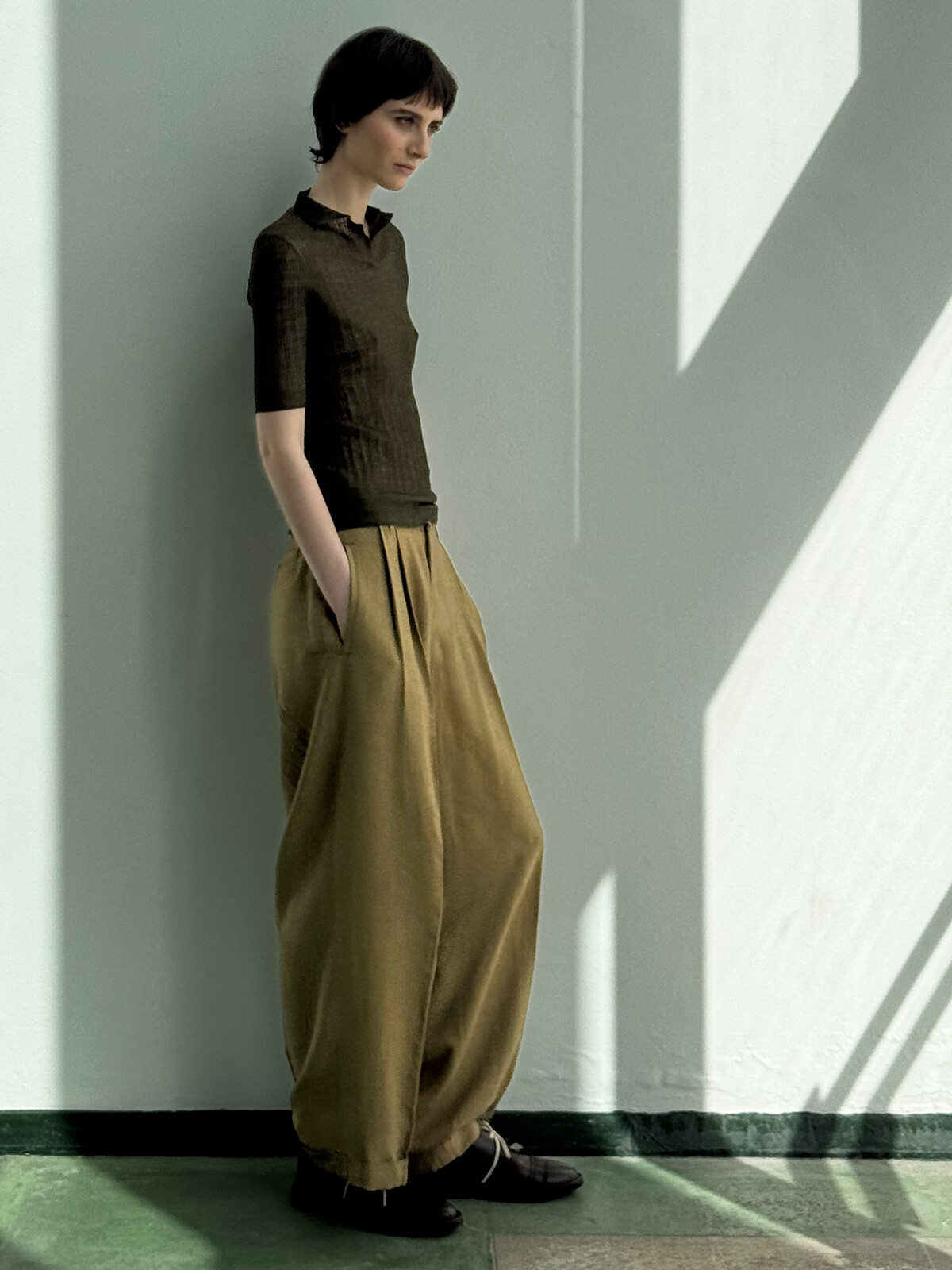 Ribbed polo Image